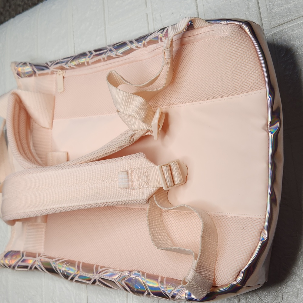 Adidas 3'D Toploader Backpack Laptop Bag-Pink - Picture 8 of 9